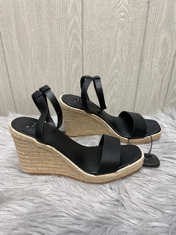 Chic and stylish women's shoes for summerSandals Heels Wedge By A New Day In Black & Tan, Size: 9
