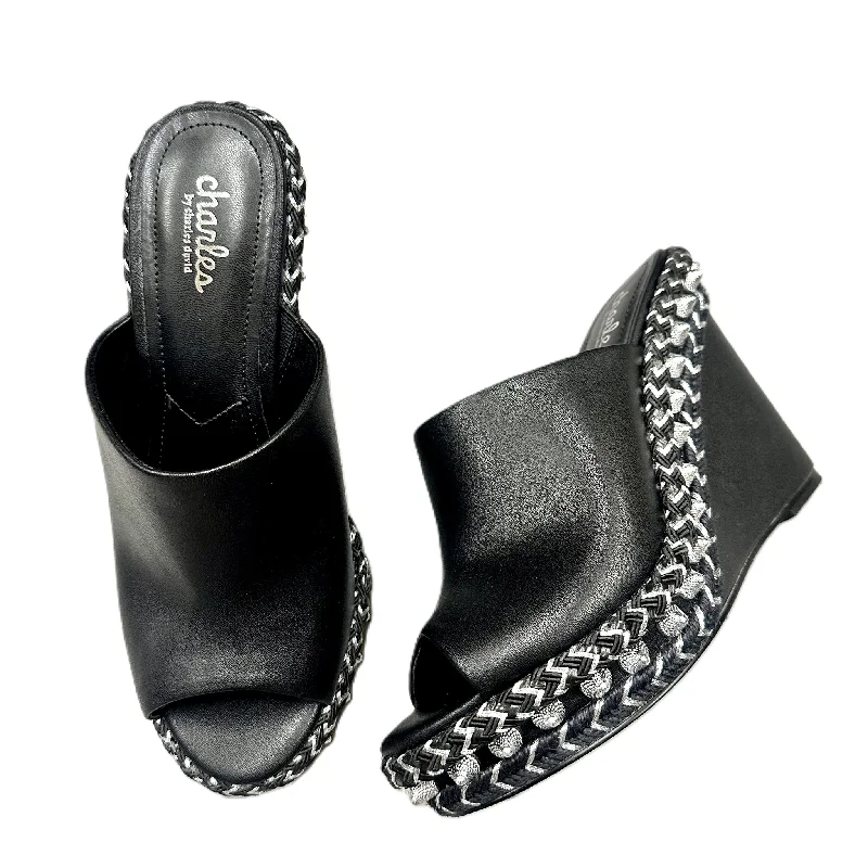 Elegant and sophisticated women's shoes for any formal eventSandals Heels Wedge By Charles By Charles David In Zebra Print, Size: 8.5