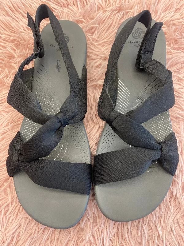 Versatile and chic women's shoes for everyday eleganceSandals Heels Wedge By Clarks In Black, Size: 12