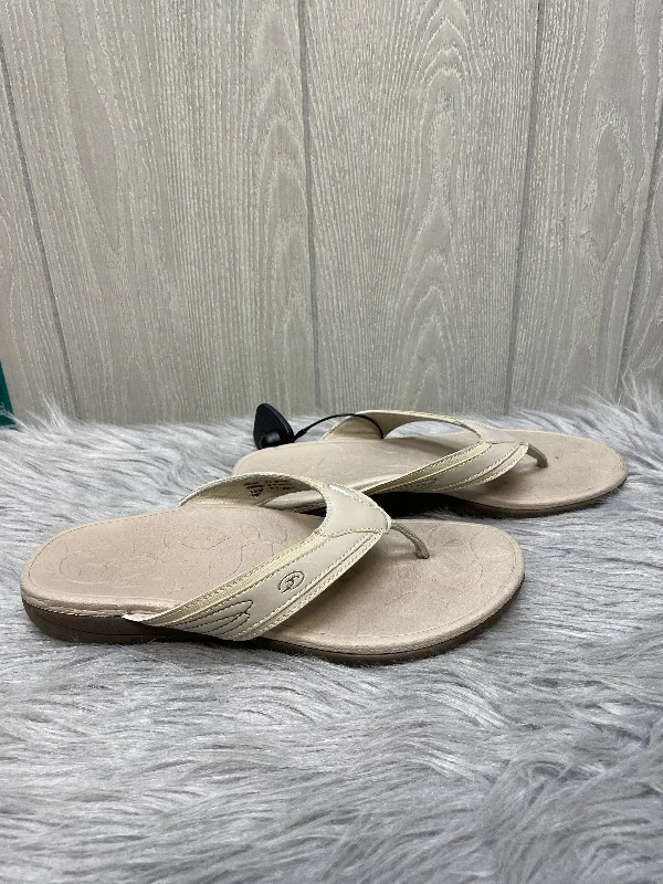 Stylish and comfortable women's shoes for long flightsSandals Heels Wedge By Dr Scholls In Beige, Size: 8