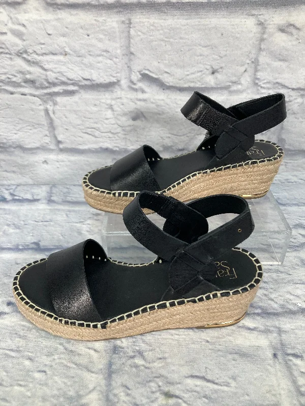 Chic and stylish women's shoes for graduation ceremoniesSandals Heels Wedge By Franco Sarto In Black, Size: 6