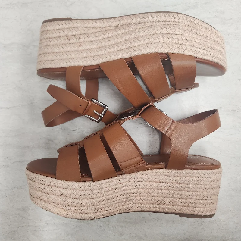 Versatile and stylish women's shoes for all occasions and seasonsSandals Heels Wedge By Mark Fisher In Brown, Size: 7.5