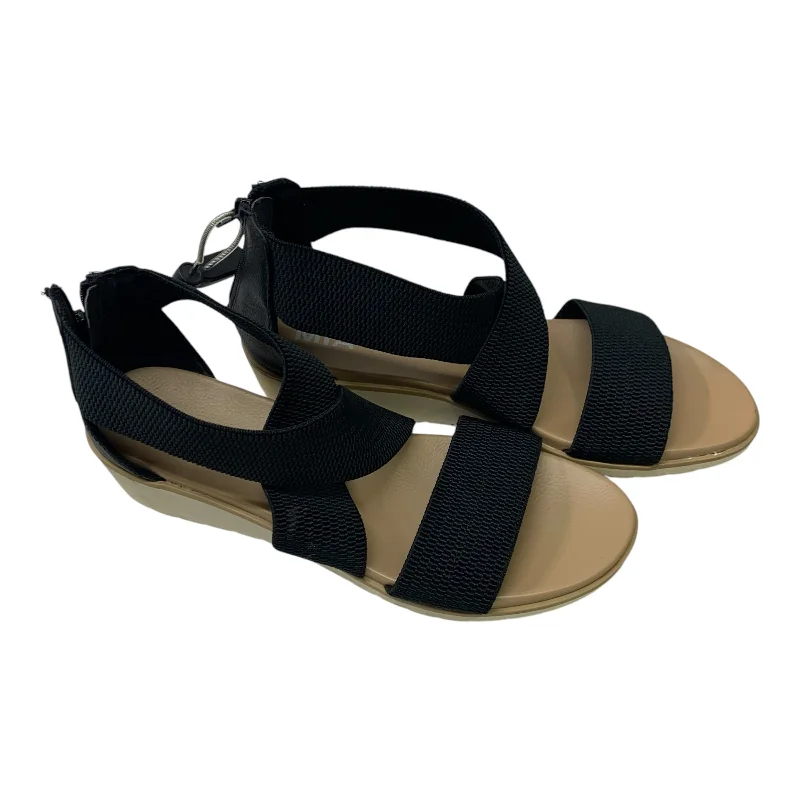 Chic and trendy women's shoes for the officeSandals Heels Wedge By Mia In Black, Size: 10.5