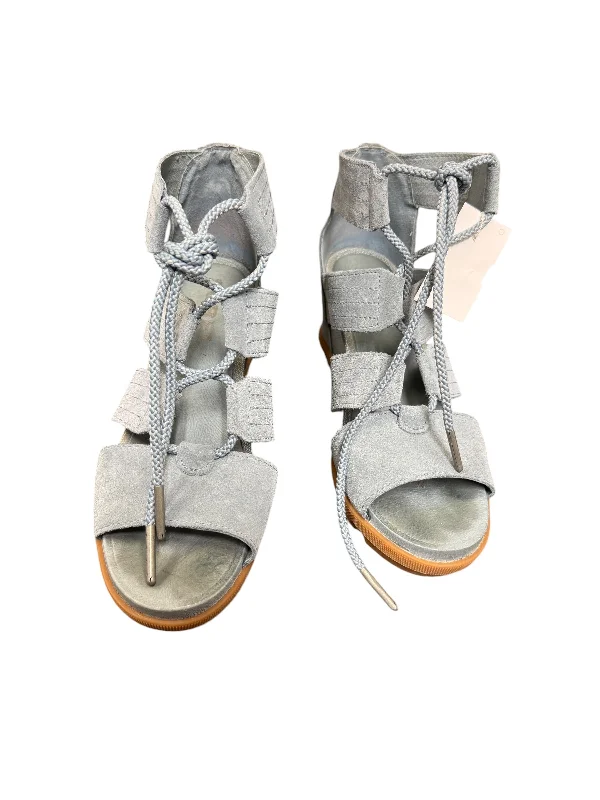 Elegant and sophisticated women's shoes for any formal eventSandals Heels Wedge By Sorel In Blue, Size: 9.5