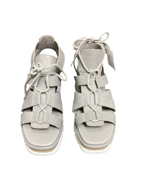 Durable and stylish women's shoes for active lifestylesSandals Heels Wedge By Sorel In Grey, Size: 9.5