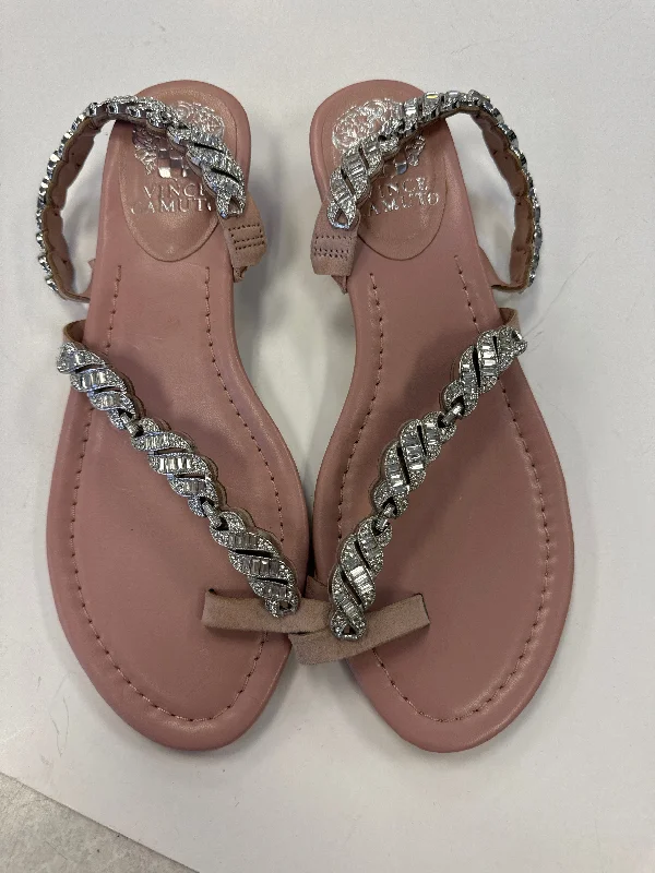 Elegant and sophisticated women's shoes for red carpet eventsSandals Heels Wedge By Vince Camuto In Pink, Size: 7