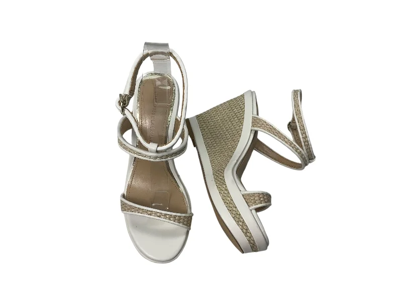 Durable and stylish women's shoes for active lifestylesSandals Heels Wedge By White House Black Market In White, Size: 5.5
