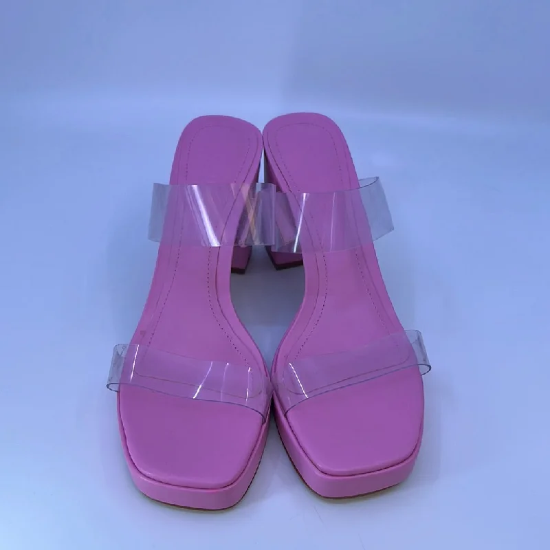 Durable and stylish women's shoes for outdoor activitiesSandals Heels Block By Cmb  Size: 7