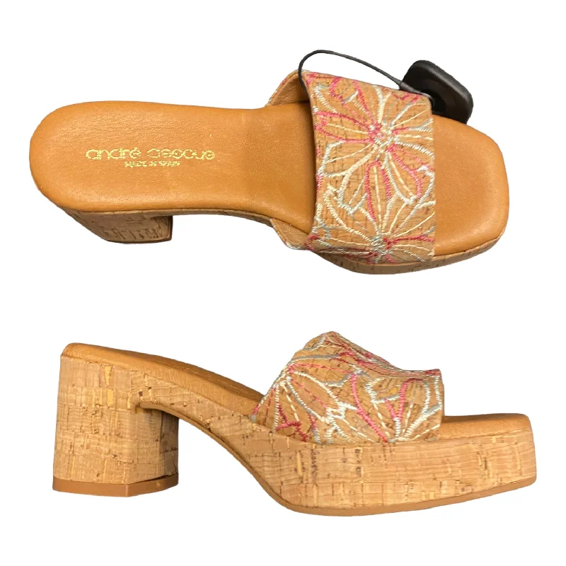 Practical and functional women's footwear solutionsSandals Heels Block By Cmc In Multi-colored, Size: 6.5