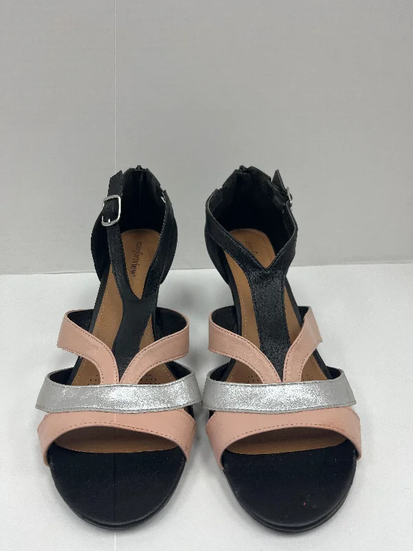Elegant and refined women's shoe designsSandals Heels Block By Comfortview  Size: 12