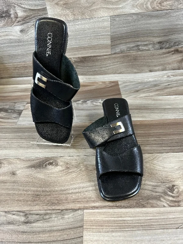 Chic and stylish women's shoes for fashion-conscious womenSandals Heels Block By Connie In Black, Size: 10