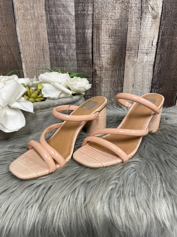 Classy and elegant women's shoes for formal eventsSandals Heels Block By Dolce Vita In Brown, Size: 8