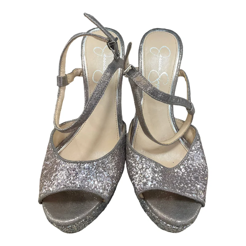 Durable and stylish women's shoes for active lifestylesSandals Heels Block By Jessica Simpson  Size: 7.5
