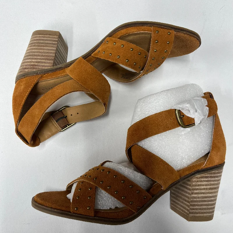 Stunning and glamorous women's shoes for evenings outSandals Heels Block By Lucky Brand  Size: 6.5