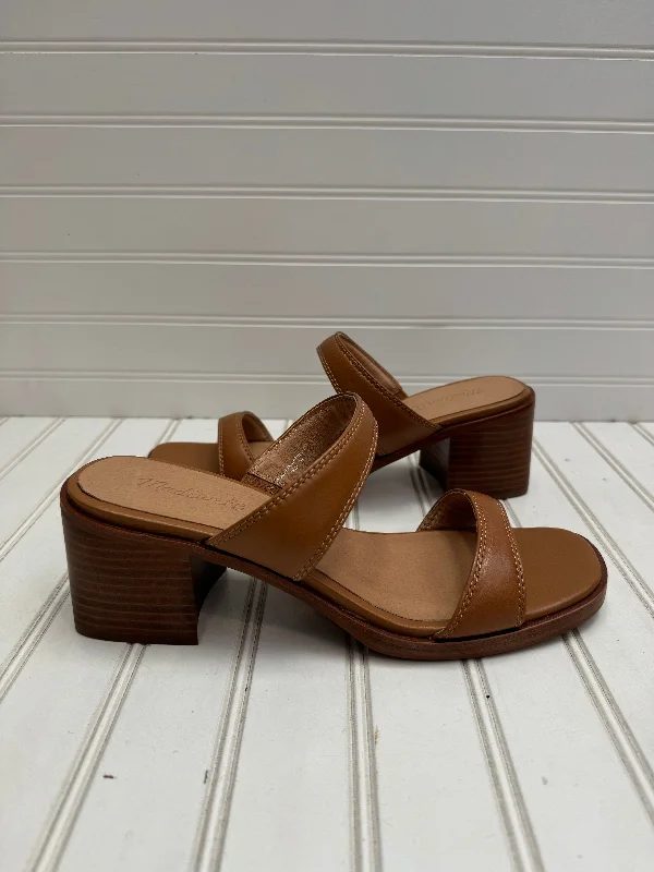 Comfortable and supportive women's shoes for all-day wearSandals Heels Block By Madewell In Tan, Size: 10