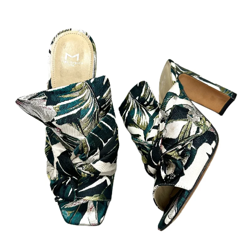Versatile and stylish women's shoes for all occasions and seasonsSandals Heels Block By Marc Fisher In Green, Size: 8.5