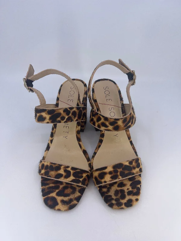 Stylish and elegant women's shoes for weddingsSandals Heels Block By Sole Society  Size: 7
