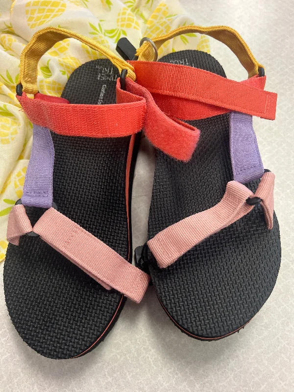 Bold and colorful women's shoes for making a statementSandals Heels Block By Time And Tru  Size: 11