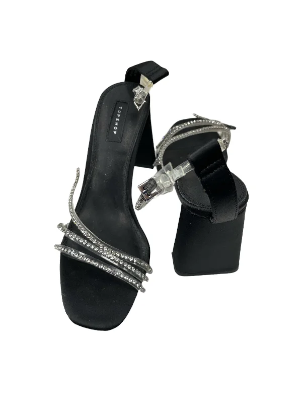 Elegant and classic women's shoes for prom nightSandals Heels Block By Top Shop  Size: 10.5