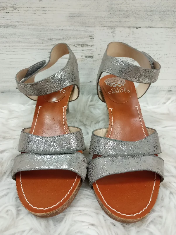 Luxurious and comfortable women's shoe options for special occasionsSandals Heels Stiletto By Vince Camuto  Size: 7