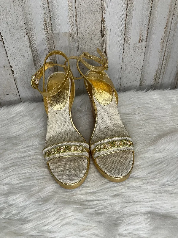 Comfy and cozy women's shoes for loungingSandals Heels Wedge By Coach  Size: 7.5
