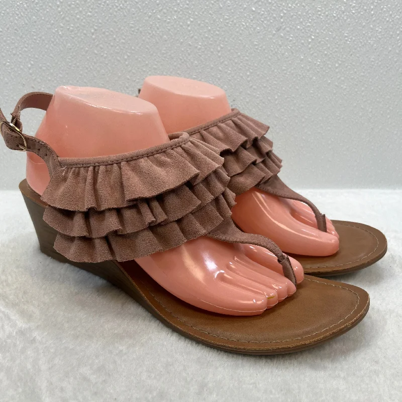 Chic and trendy women's shoe fashionsSandals Heels Wedge By Fergalicious  Size: 11