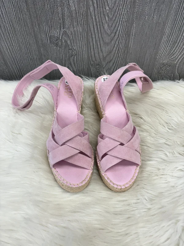 Chic and trendy women's shoes for the officeSandals Heels Wedge By Franco Sarto In Pink, Size: 8.5