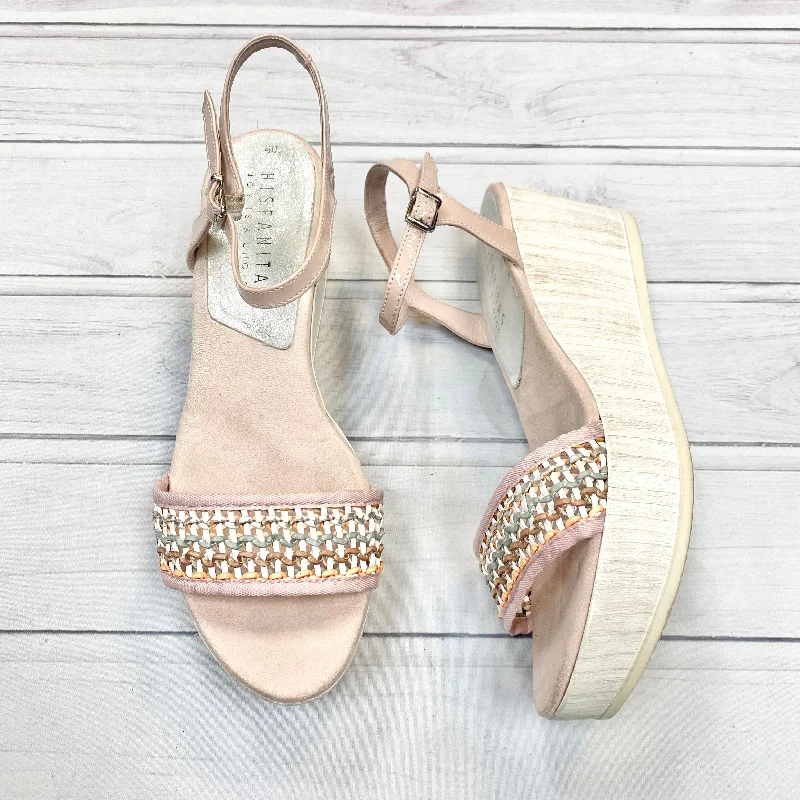 Durable and reliable women's shoesSandals Heels Wedge By Hispanitas  Size: 9