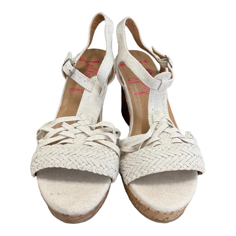 Comfy and stylish women's shoes for everyday comfortSandals Heels Wedge By Jelly Pop  Size: 11