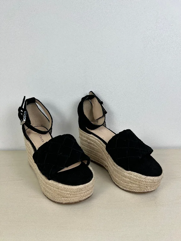 Chic and stylish women's shoes for cocktail partiesSandals Heels Wedge By Marc Fisher In Black, Size: 8