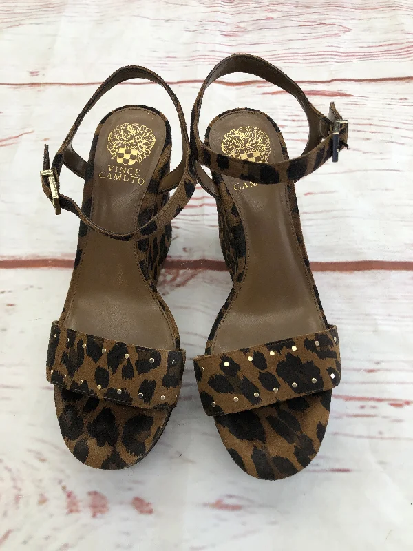 Elegant and sophisticated women's shoes for dinner datesSandals Heels Wedge By Vince Camuto  Size: 9
