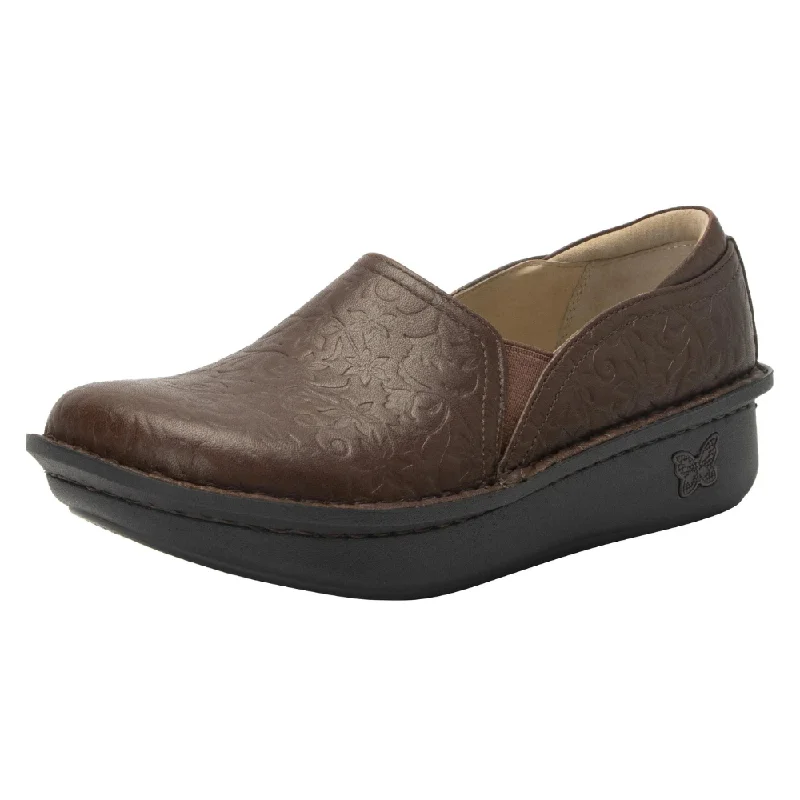 Comfy and stylish women's shoes for everyday eleganceAlegria Debra Cocoa Blooms Slip-On Clog (Women's)