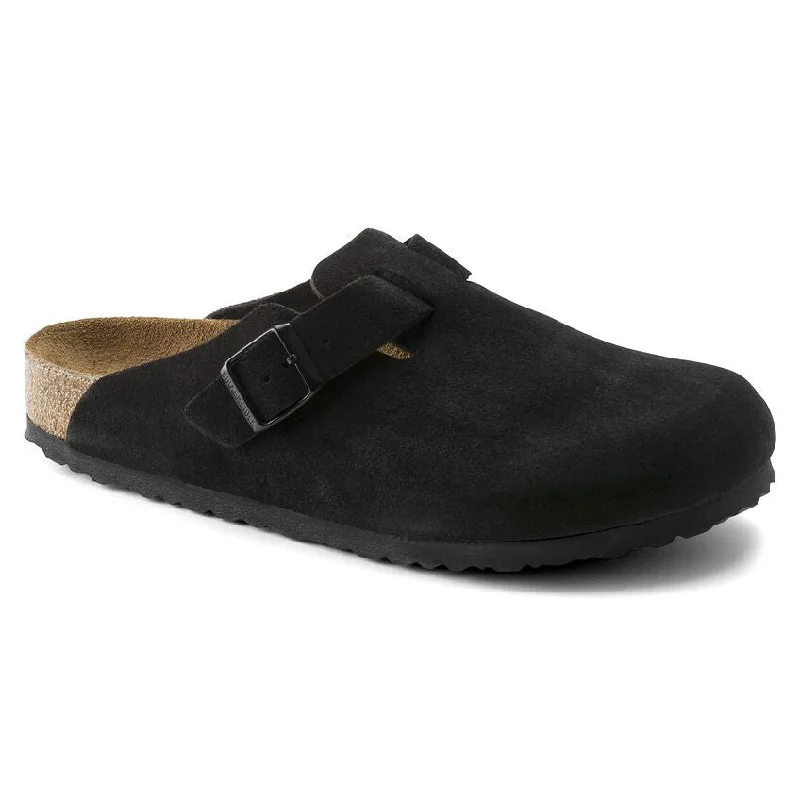 Comfy and cozy women's shoes for loungingBirkenstock Boston Blk R SFB 0660471