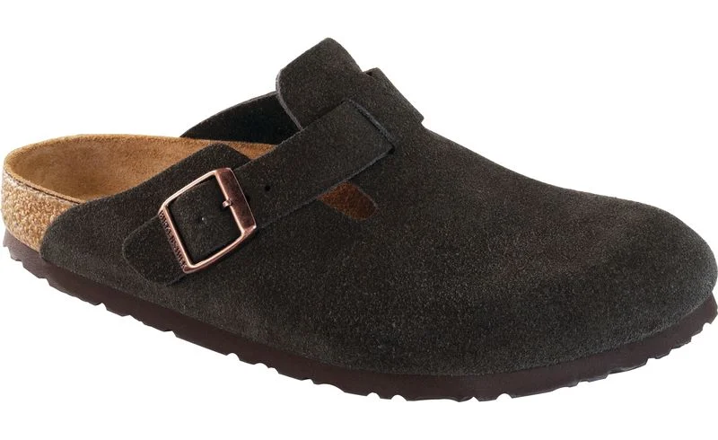 Stylish and elegant women's shoes for weddingsBirkenstock Boston Classic Footbed - Suede