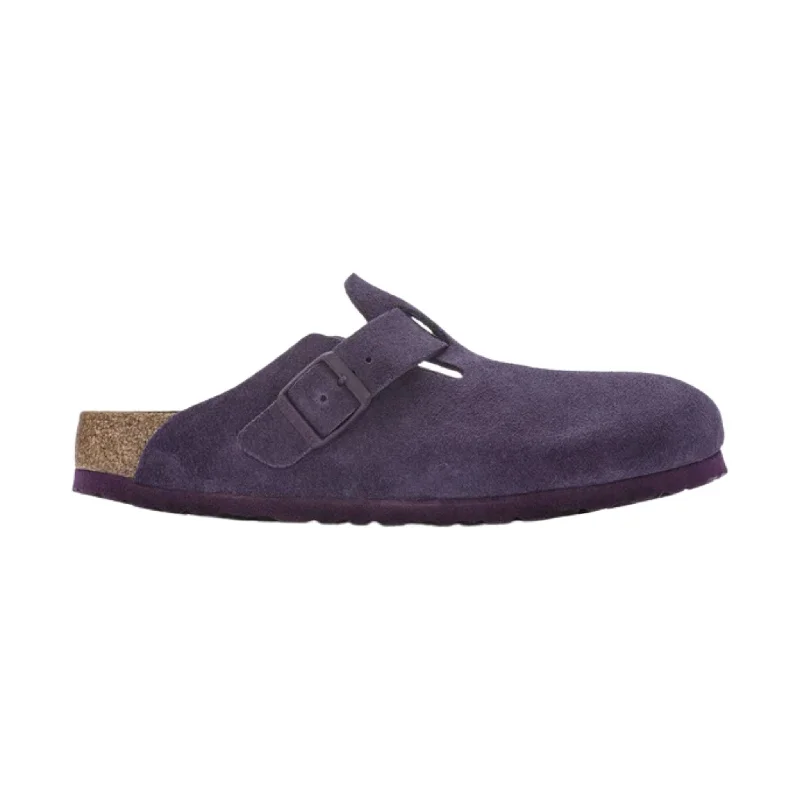 Versatile and stylish women's shoes for everyday chicBirkenstock Boston Soft Footbed - Blackberry Wine Suede