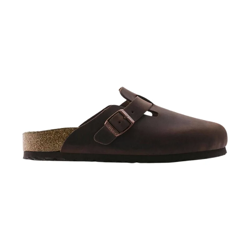 Fashion-forward and trendy women's shoe stylesBirkenstock Boston Soft Footbed - Habana Leather