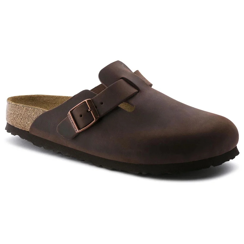 Elegant and refined women's shoe designsBirkenstock Boston Soft Footbed - Oiled Leather