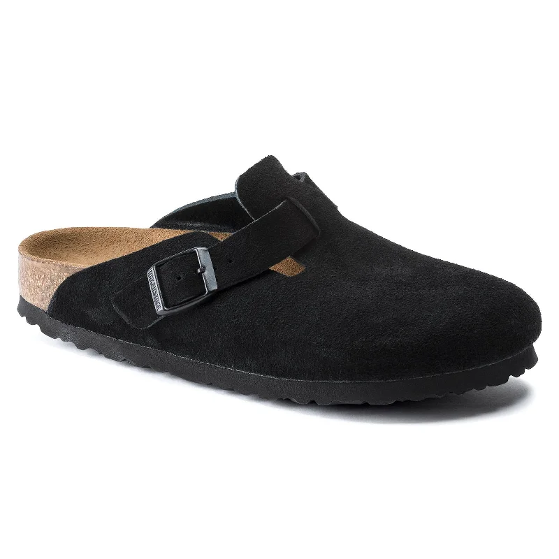 Versatile and stylish women's shoes for city walksBirkenstock Boston Soft Footbed - Suede