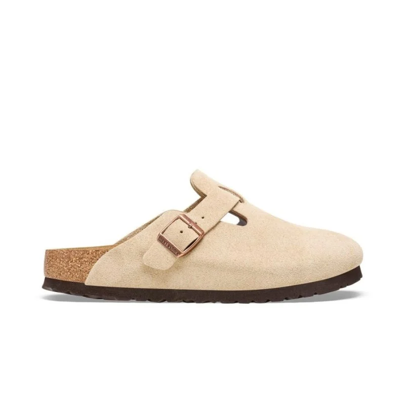 Luxurious and comfortable women's shoe options for special occasionsBirkenstock Boston - Latte Cream Suede