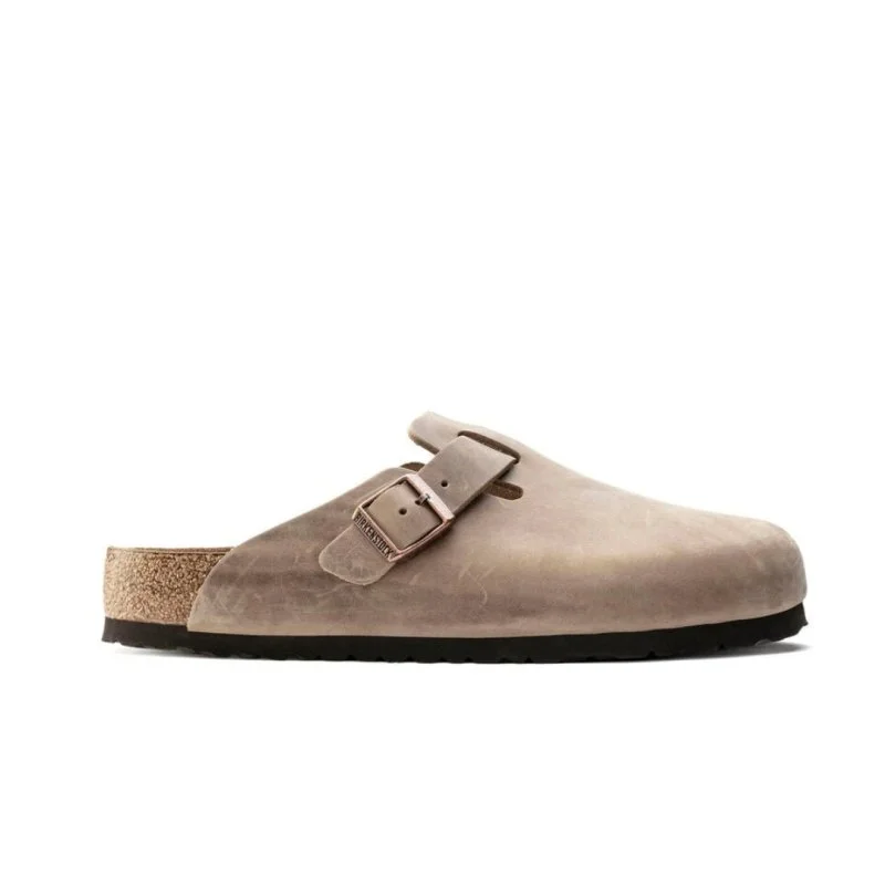 Chic and stylish women's shoes for cocktail partiesBirkenstock Boston Soft Footbed - Tobacco Oiled Leather