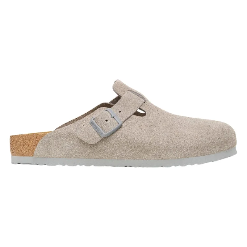 Bold and statement-making women's shoes for the bold and beautifulBirkenstock Women's Boston Stone Coin Suede