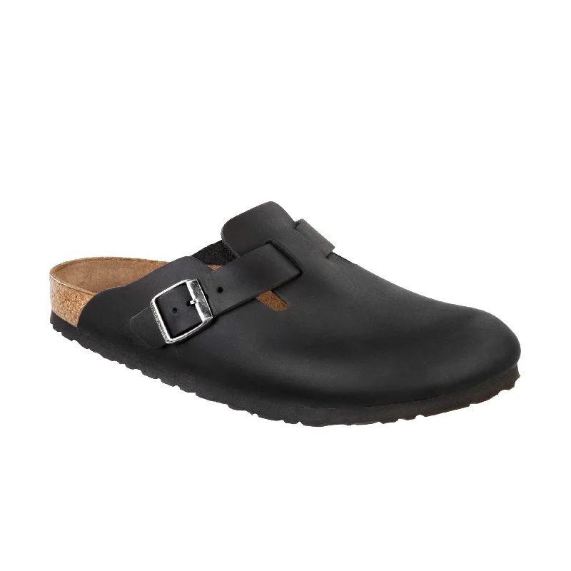 Chic and stylish women's shoes for cocktail partiesBoston Black Oiled Leather