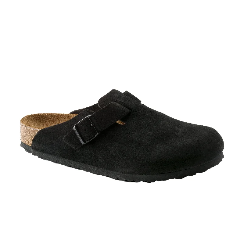 Stylish and practical women's shoes for rainy daysBoston SFB Black Suede Leather