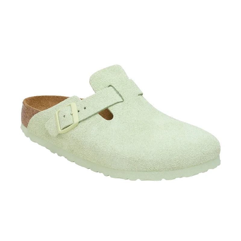 Comfy and stylish women's shoes for everyday eleganceBoston SFB Faded Lime Suede Leather