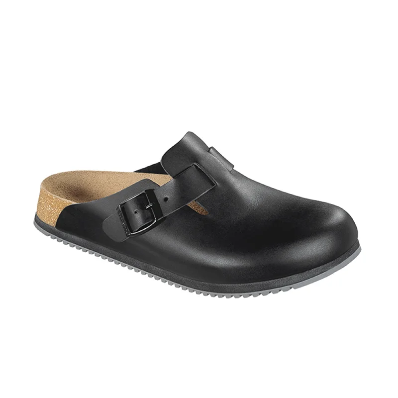 Vibrant and colorful women's shoe collectionsBoston Supergrip Black Smooth Leather