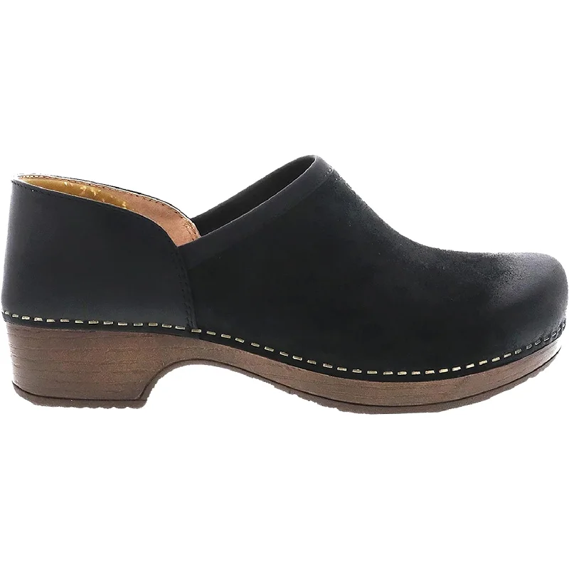 Luxurious and opulent women's shoe optionsWomen's Dansko Brenna Black Burnished Suede