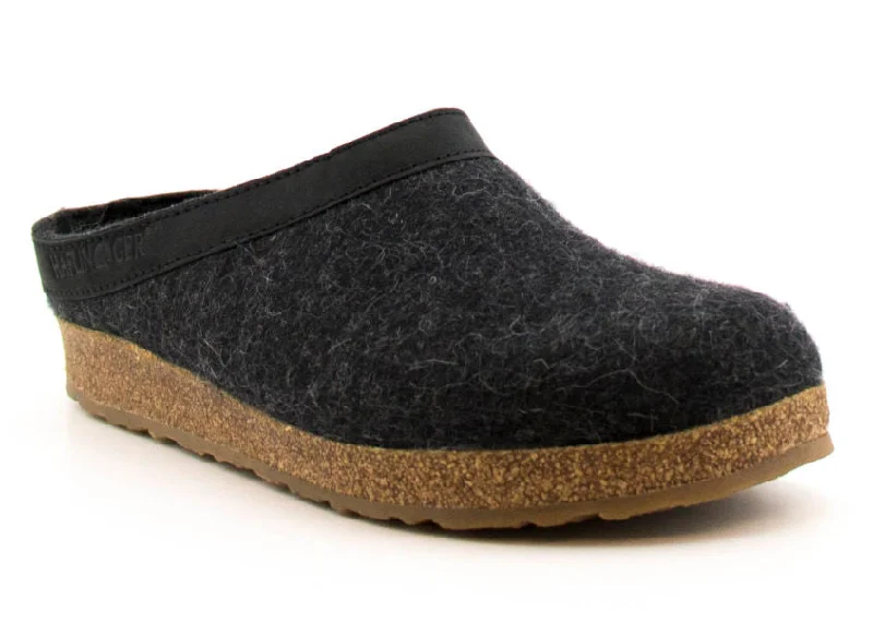Practical and stylish women's shoes for travelHaflinger Unisex Grizzly With Leather Slippers