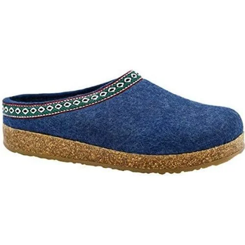 Chic and versatile women's footwearHaflinger GZ Classic Grizzly Wool Clogs