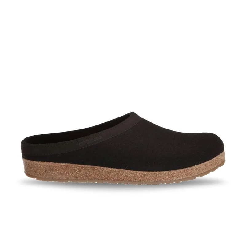 Elegant and refined women's shoe designsHaflinger GZL Leather Trim Grizzly - Black