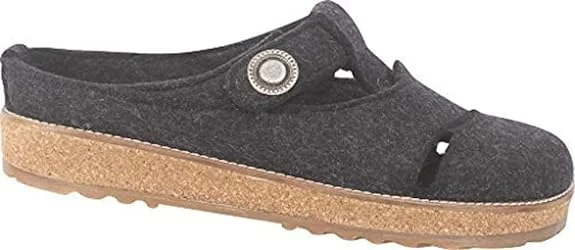 Durable and stylish women's shoes for outdoor activitiesHaflinger Violeta Women's Wool Clog Slipper